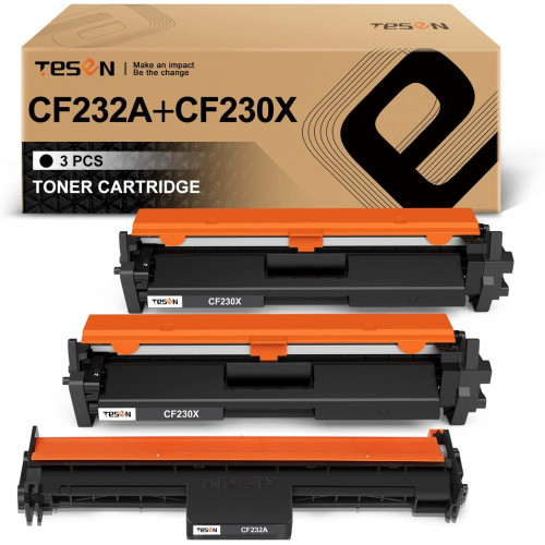 CF232A Drum Unit 1 Pack and CF230X Toner Cartridge 2 Packs